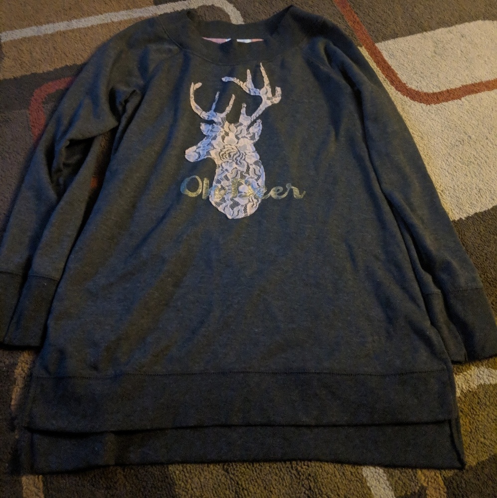 "oh deer" long shirt